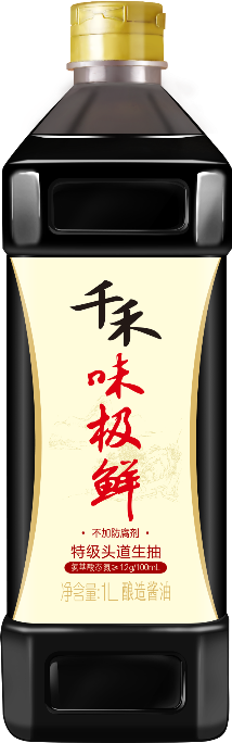 千禾味极鲜特级生抽酱油