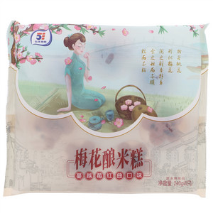五丰冷食蔓越莓红曲口味梅花酿米糕