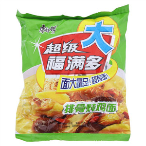 康师傅超级大福满多排骨炖鸡面
