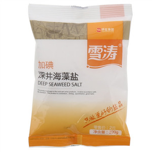 雪涛加碘深井海藻盐320g