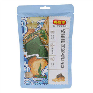 好想你咸蛋黄肉松海苔卷