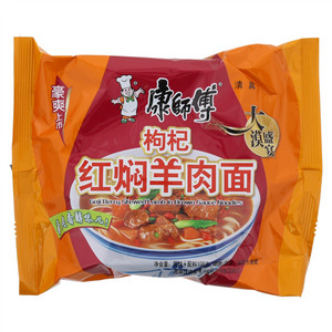 康师傅枸杞红焖羊肉面