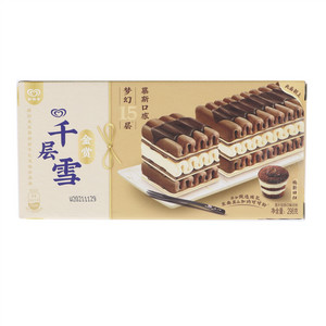 千层雪提拉米苏慕斯轻牛乳风味冰淇淋单支装 8X573ML(298G)