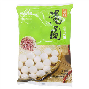 蓝白速冻花生汤圆