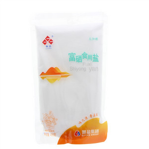 鲁晶牌未加碘立袋富硒食用盐（健康生活系列）