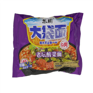 思圆大袋面老坛酸菜牛肉面