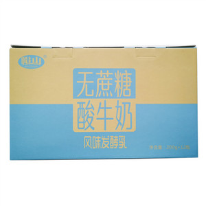 帽山无蔗糖酸牛奶