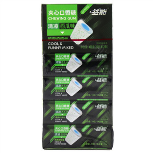 益能夹心口香糖（清凉西瓜味）