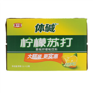 栗子园体碱柠檬味柠檬苏打果味饮料