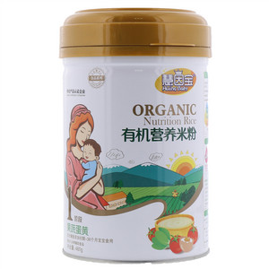 慧因宝果蔬蛋黄有机营养米粉