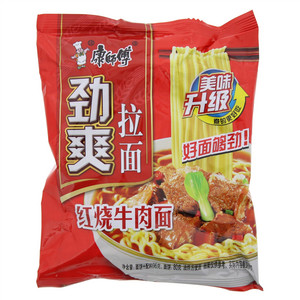 康师傅 劲爽拉面红烧牛肉袋面