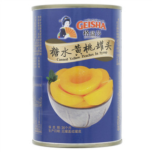 格益莎糖水黄桃罐头