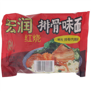 宏润红烧排骨味面