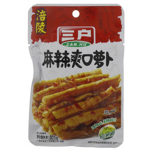 三户涪陵麻辣爽口萝卜