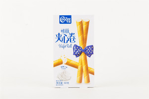 可兹休闲夹心卷（奶油味）威化饼干60g