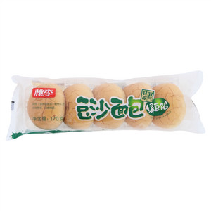桃李豆沙面包（绿豆馅）