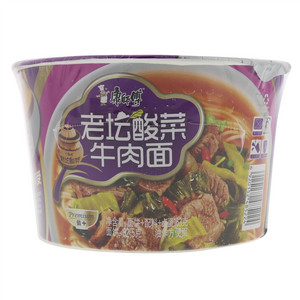 康师傅双享卤蛋王老坛酸菜牛肉面方便面