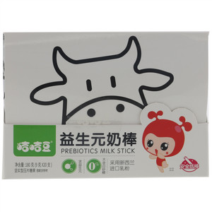 咭咭豆草莓味益生元奶棒
