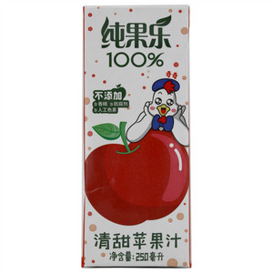 纯果乐100%清甜苹果汁
