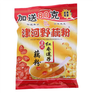 津河野藕粉红枣莲子藕粉