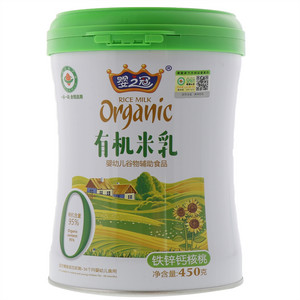 婴之冠铁锌钙核桃有机米乳有机米乳