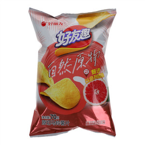 好丽友好友趣清新西柚味原切马铃薯片