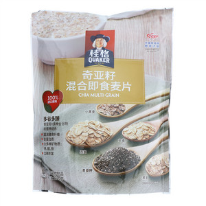 桂格奇亚籽混合麦片620克*12包