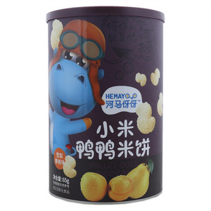 河马伢伢小米鸭鸭米饼（雪梨黄桃味）