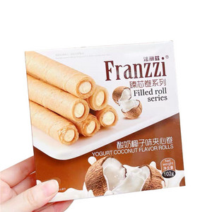 Franzzi法丽兹精选蛋卷系列椰子味夹心蛋卷