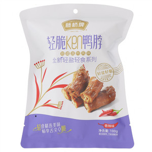 藤桥牌全新轻盐轻食系列香辣味轻脆ken鸭脖