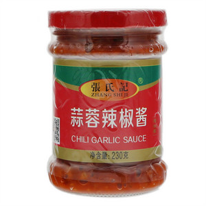 张氏记蒜蓉辣椒酱230克