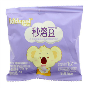 秒溶豆（冻干蓝莓草莓味乳酸菌酸奶溶豆）