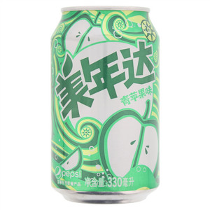 美年达青苹果味汽水