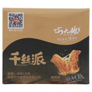 巧大娘千丝派烧烤味(挤压豆粉熟食)