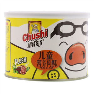 厨师_儿童营养肉酥_香甜胡萝卜味_118g/罐