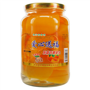 爱心送福冰糖黄桃罐头