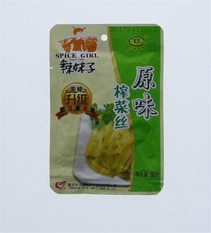 60g辣妹子原味榨菜丝