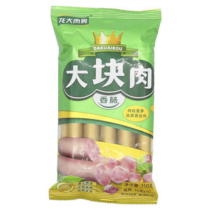 龙大肉食大块肉香肠