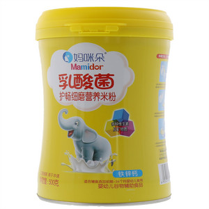 妈咪朵铁锌钙乳酸菌护畅细磨营养米粉