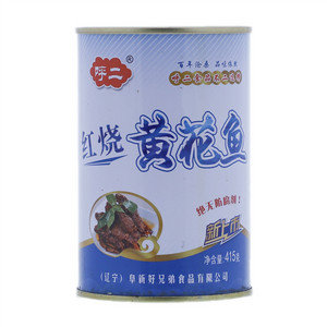 呼二红烧黄花鱼罐头（红烧味）