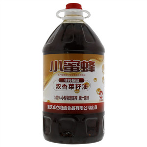 小蜜蜂非转基因浓香菜籽油