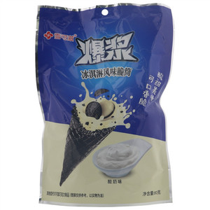 雪可滋爆浆冰淇淋风味脆筒（酸奶味）