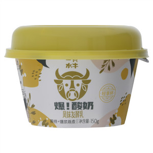 一只水牛黄桃+爆浆燕麦爆！酸奶（风味发酵乳）