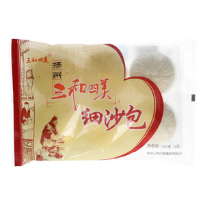 三和四美细沙包(速冻、熟制、无肉类、速冻面米食品)
