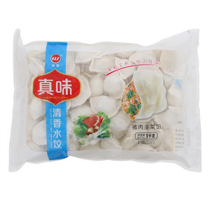 味德真味猪肉韭菜馅清香水饺