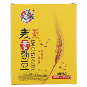 鸿旺麦香劲豆（挤压糕点）
