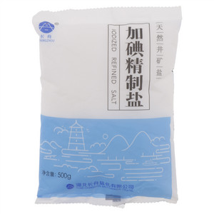 长舟 天然井矿盐加碘精制盐
