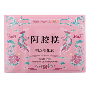 阿胶糕玫瑰口味+玫瑰花冠