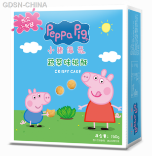 小猪佩奇蔬菜味桃酥