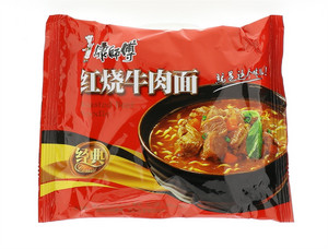 康师傅经典红烧牛肉袋面